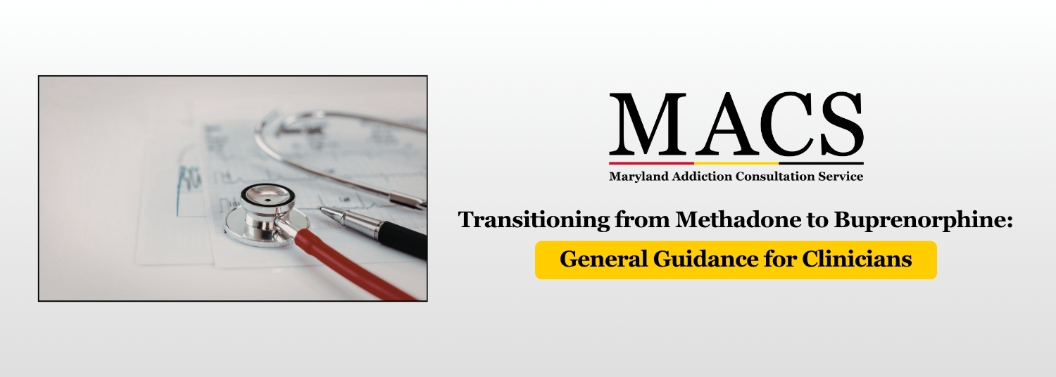 Image of stethoscope laid on pieces of paper next to MACS logo